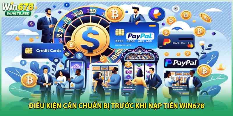 Điều kiện cần chuẩn bị trước khi nạp tiền Win678