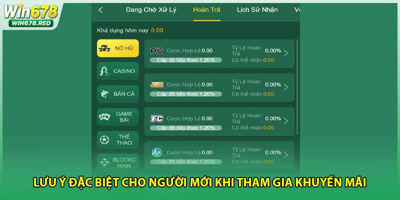 Lưu ý đặc biệt cho người mới khi tham gia khuyến mãi